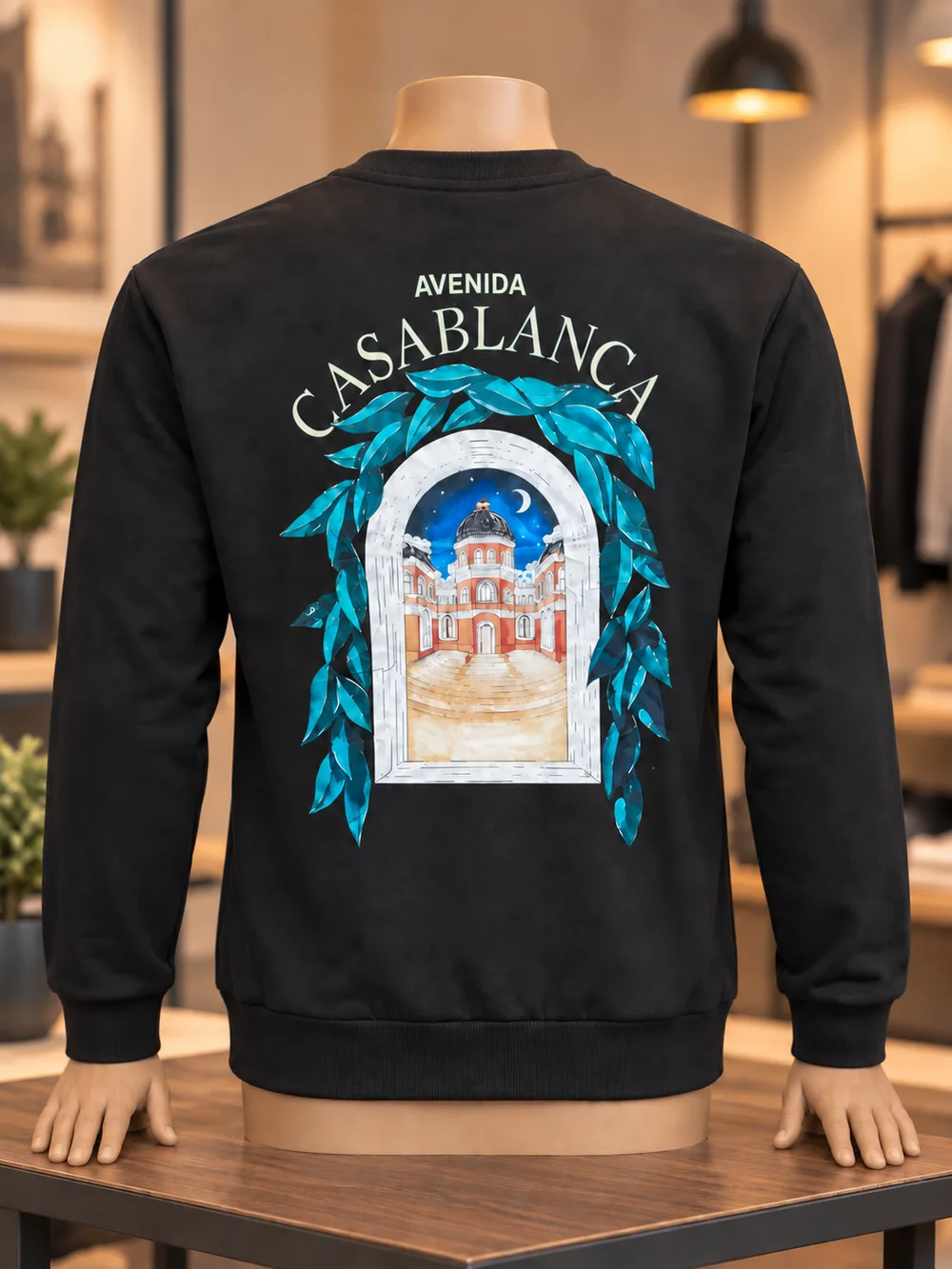 Black Avenida Casablanca Sweatshirt, additional view