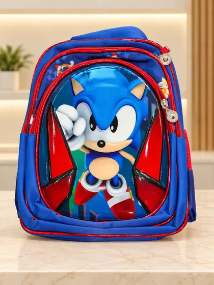 Blue & Red Backpack