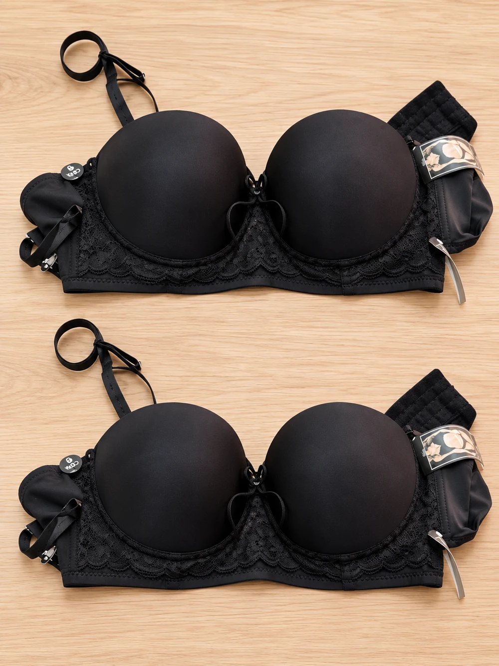Black Lace Band Bra colour selection