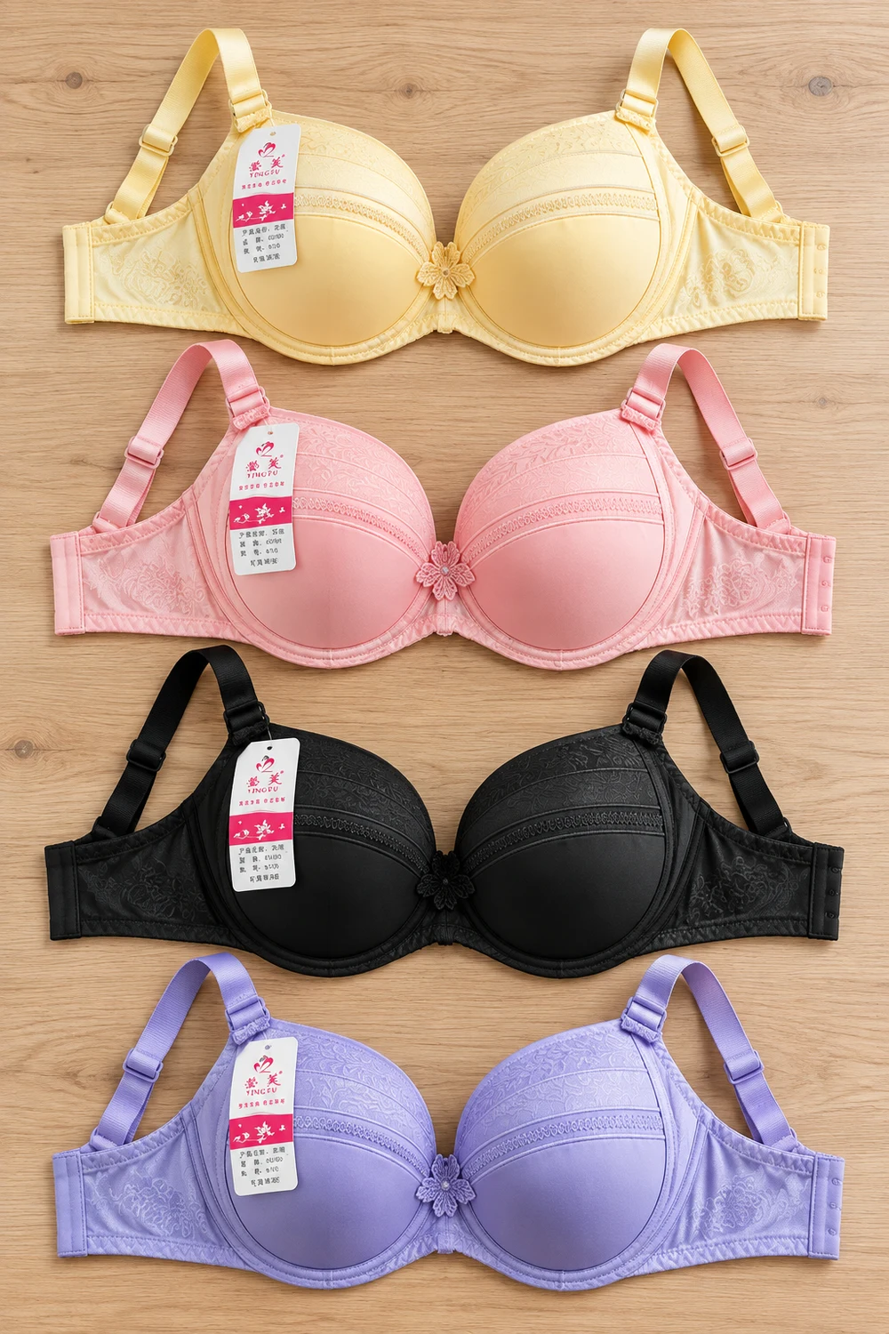 Lace Band Bra colour selection