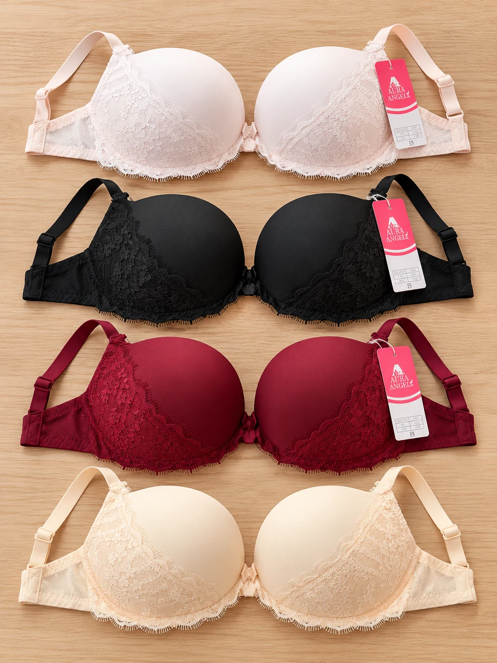 Lace Cup Bra colour selection