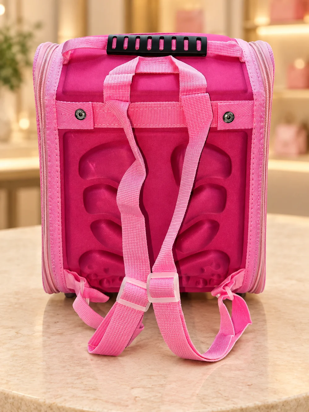 Pink Character School Bag, additional view