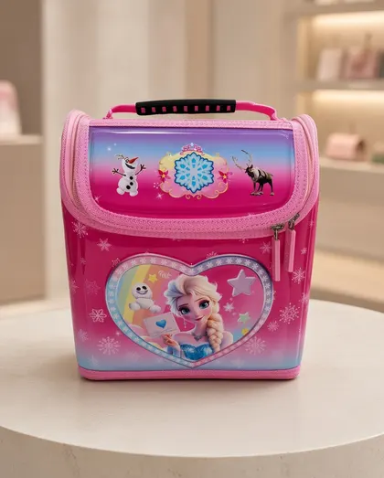 Pink Character School Bag