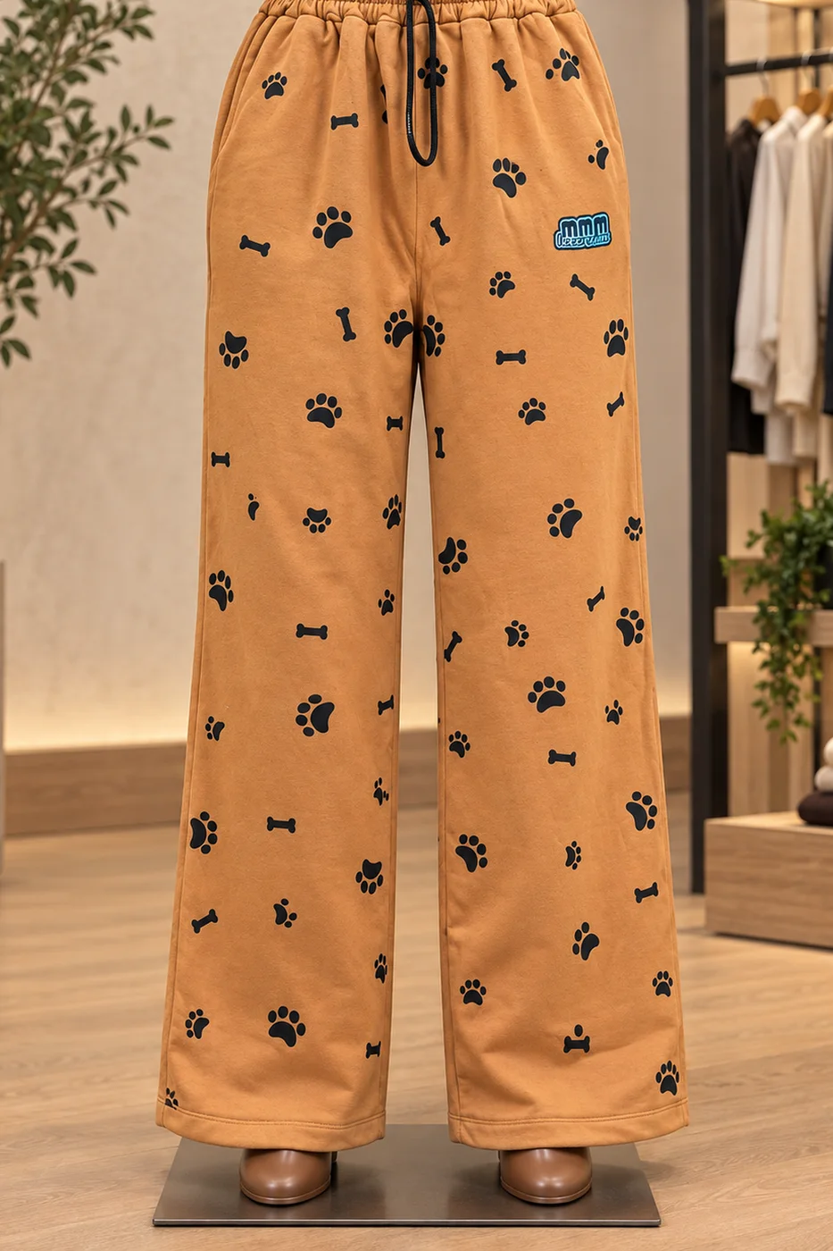 Camel Paw Bone Trousers