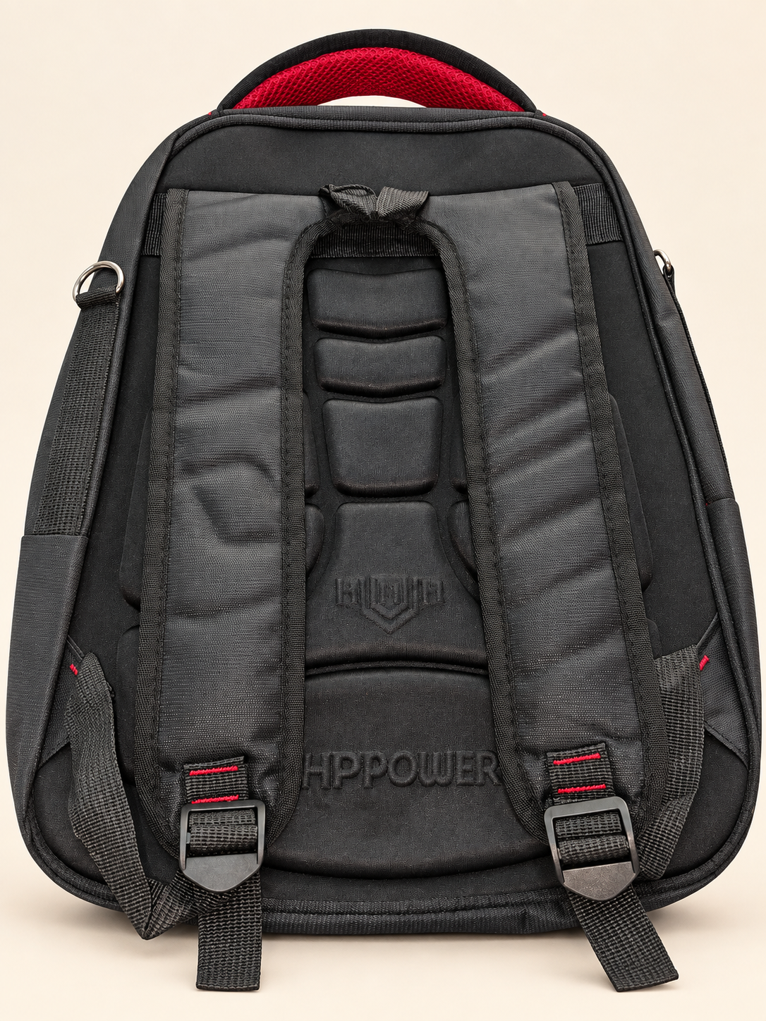Maroon & Black HPPOWER Backpack, additional view