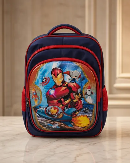 Navy & Red Hero Backpack