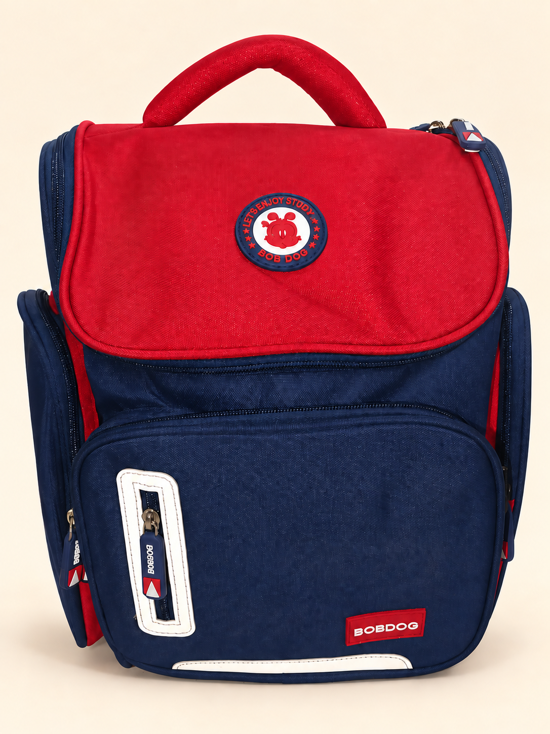 Navy and Red Bobdog Backpack