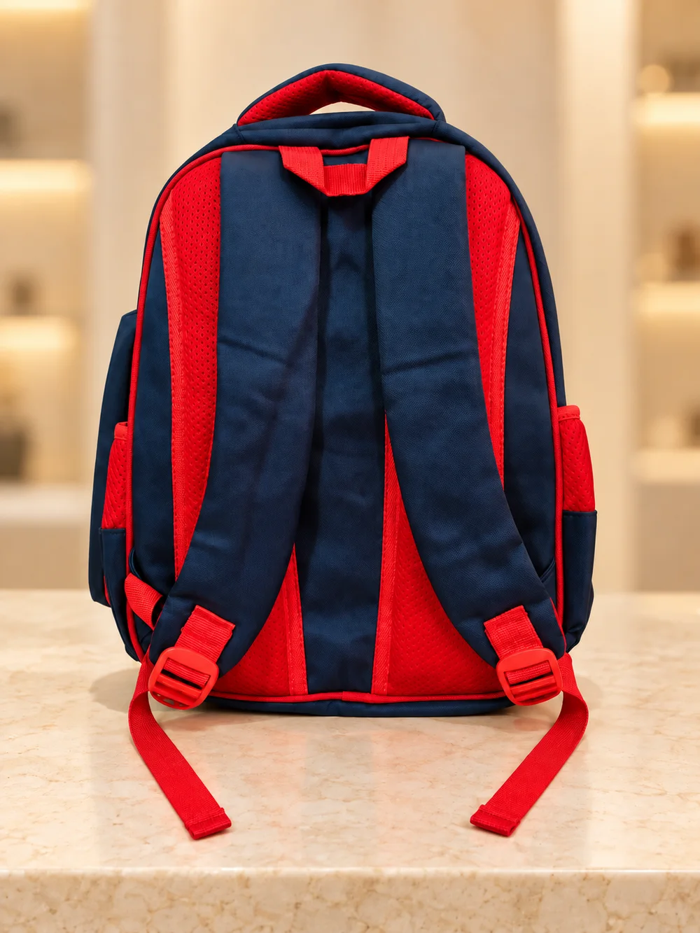 Navy & Red Character Backpack, additional view