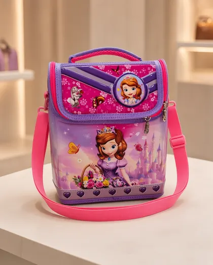 Pink & Lilac Princess Lunch Bag