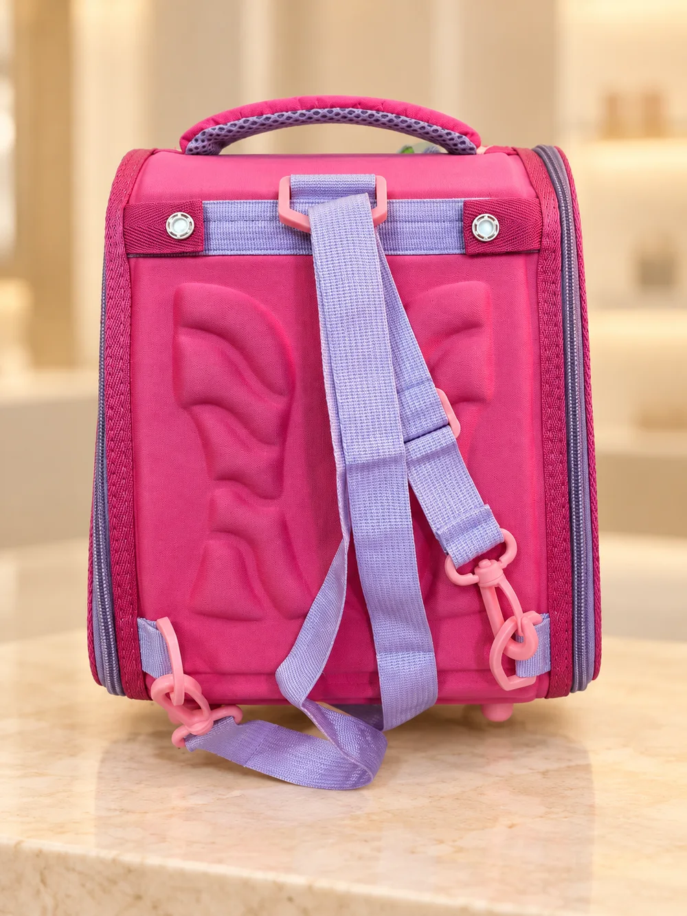 Pink Unicorn School Bag, additional view