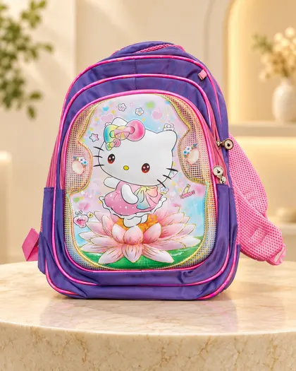Purple & Pink Cat Backpack