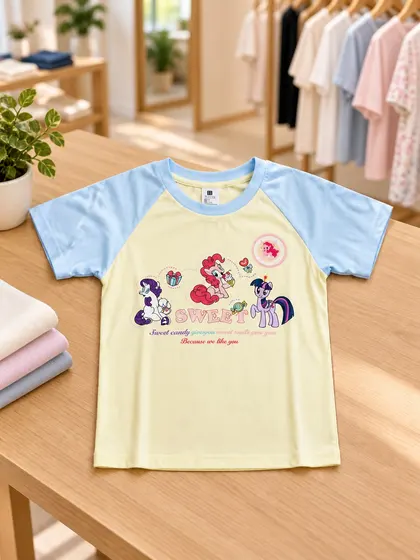 Kids Cartoon Print T-Shirt