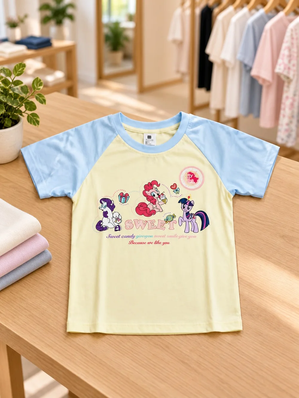 Kids Cartoon Print T-Shirt