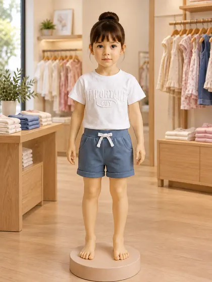 Kids Unisex T-Shirt & Shorts Set