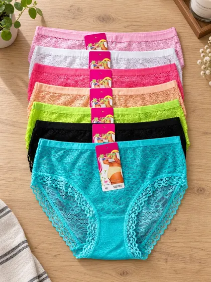 DR-LI-Yarn Lace Panties