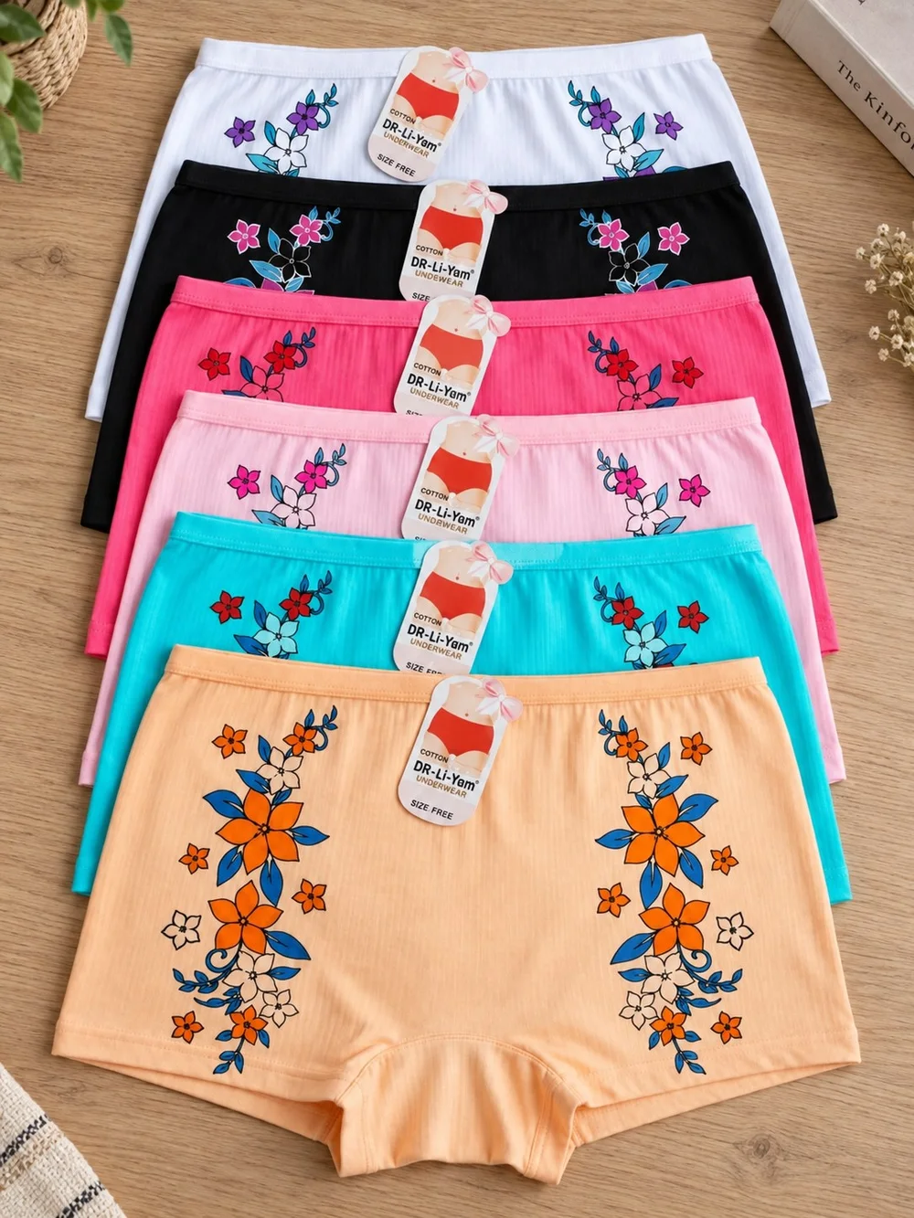Floral Cotton Boyshorts