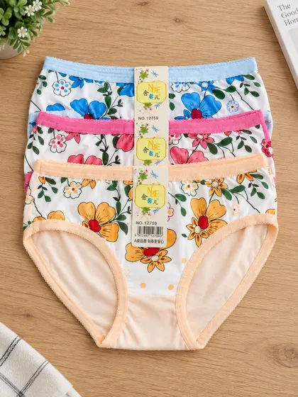 Floral Cotton Panties