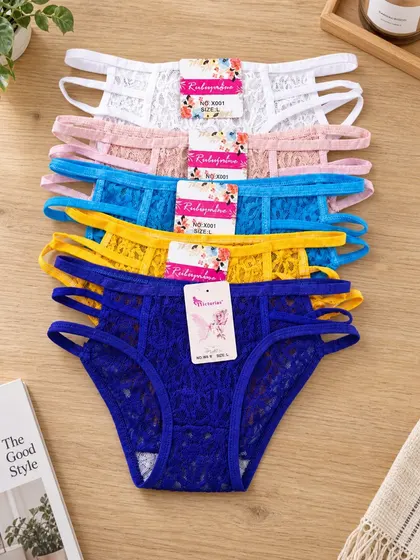 Ladies' Lace Thong Panties