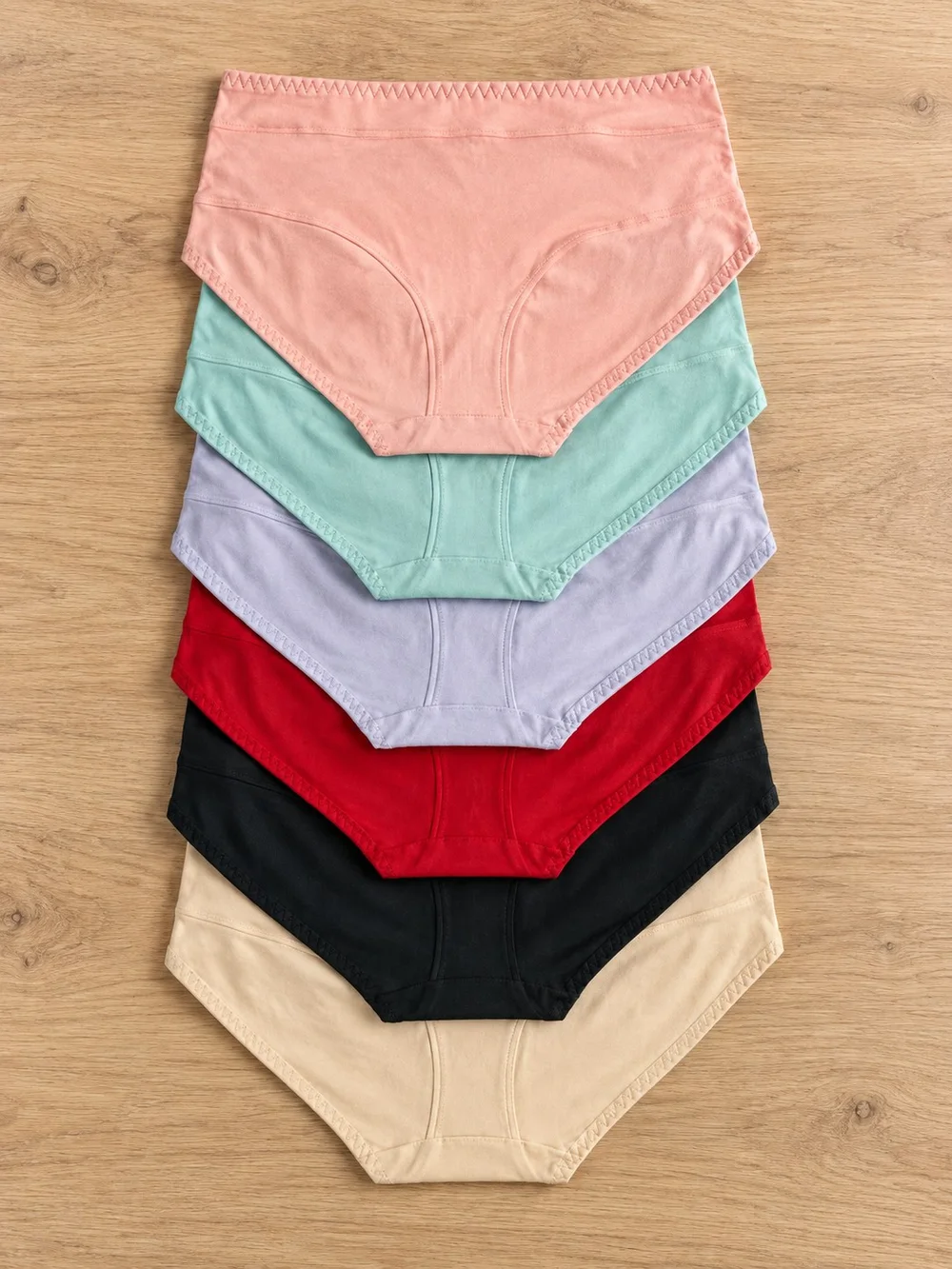 Seamless Mesh Panel Panties, additional view