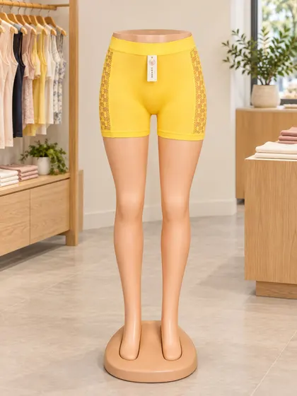 Women's Yellow Shorts/Tights