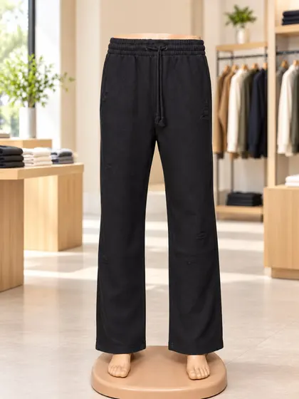 Classic Black Relaxed-Fit Joggers