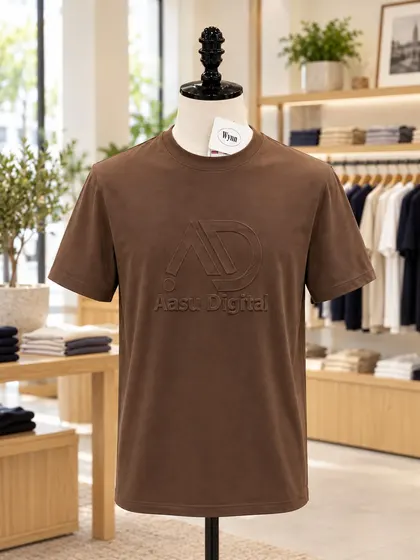 Cocoa Crest Premium Round Neck T-Shirt