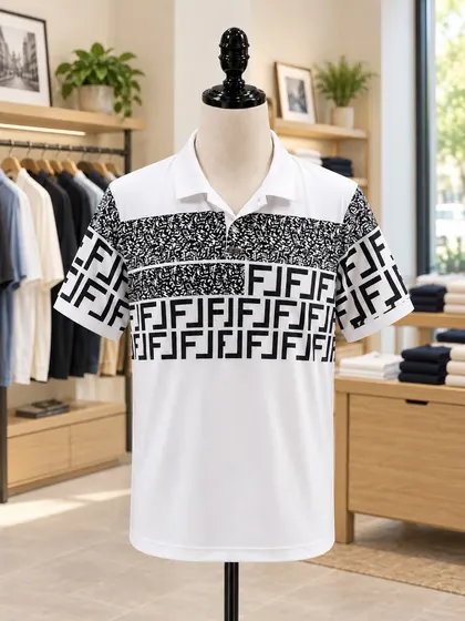 Premium Monogram Polo Shirt