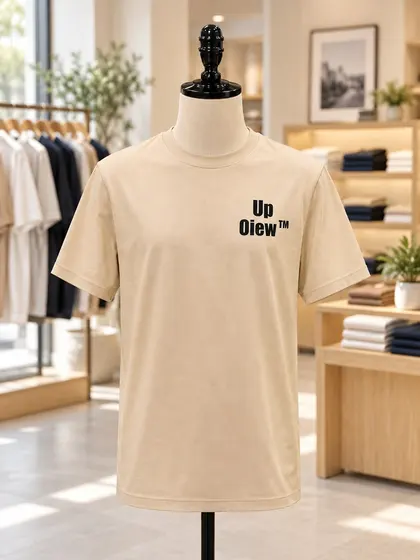 Up Oiew Classic Round Neck T-Shirt